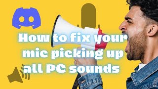 how to fix microphone picking up system sounds in windows 10 2023 [upl. by Ihculo]