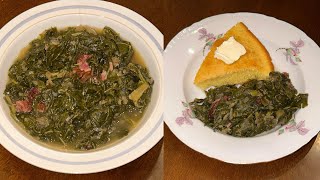 Soul Food Mustard Greens  How To Make Southern Mustard Greens  Ellen’s Thanksgiving Series 🥬 [upl. by Eninahpets]