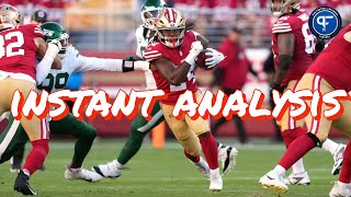 Instant Analysis of the 49ers 3219 Win Over the Jets [upl. by Jac]