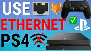 How To Make PS4 Use LAN Instead Of WiFi [upl. by Nadiya]