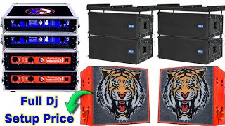 2 Plasma With 4Liner Full Dj Setup 😲 Price  Zypher Z8  Cool 4 Amplifiers Price Details [upl. by Enilemme]