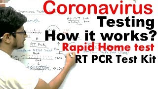 Coronavirus testing in India  Coronavirus test at home and RT PCR test kit [upl. by Rj]