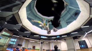 Freeflycenter indoor skydive Beata i Yeti Leszno Heliasz Movie [upl. by Laeria]