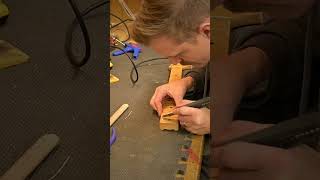 Removing Frets On A Lacquered Fretboard fender stratocaster guitar loothing [upl. by Atnoed]