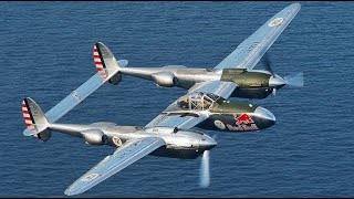 Roaring Through the Skies P38 Lightnings Thrilling Airshow Performance [upl. by Asusej]