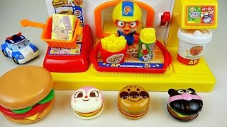 Baby Doll Hamburger store and Robocar Poli toys [upl. by Negrom807]