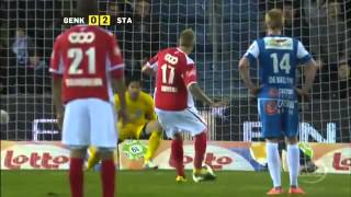 Genk Standard Liege Highlights Video 23 4 2012 3  2 Goals Vossen Benteke Tchité Buyens [upl. by Linn290]