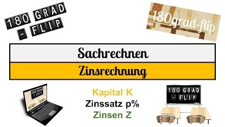 5 Zinsrechnung  Jahreszinsen [upl. by Barbabas493]