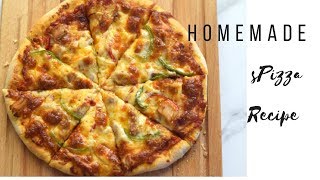 How to make delicious homemade pizza Home made pizza recipe [upl. by Ravaj971]