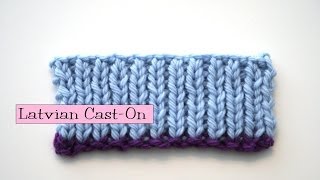 Knitting Help  Latvian LongTail CastOn [upl. by Azarcon]