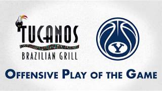 Mens Basketball  BYU vs Santa Clara  Offensive Play of the Game [upl. by Hess52]