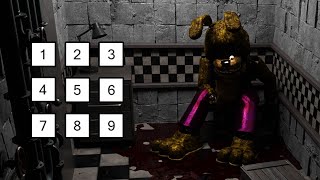 FNAF Plus  the Cam 3 Password [upl. by Siulegroj415]