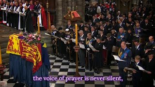 quotThe Day Thou Gavest Lord is endedquot HD  HM Queen Elizabeth IIs State Funeral Service 2022 [upl. by Ballman]