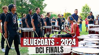 Bluecoats 2024  DCI Finals Show Music  Drum Set [upl. by Aelanej]