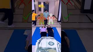 Double Blanket Challenge So Fun Quickly Ask Family And Friends To Play Funnyfamily Partygames [upl. by Packer]