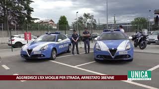 Monza aggredisce lex moglie per strada arrestato 38enne [upl. by Formenti]