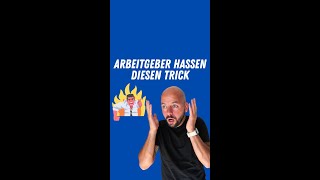 Arbeitgeber hassen diesen Trick❗ [upl. by Ettelliw]