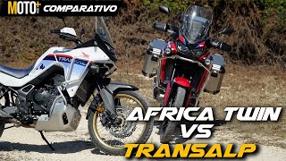 Africa Twin VS Transalp Qual escolher  Comparativo [upl. by Ecineg582]