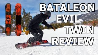 Bataleon Evil Twin Snowboard Review [upl. by Hogle]