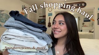 Fall clothes shopping haul🍂 [upl. by Fronia]