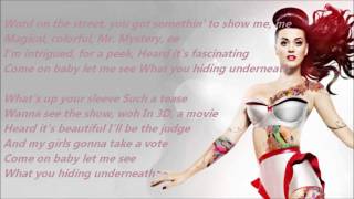 Katy Perry  Peacock \ Lyrics On A Screen [upl. by Sirroned]