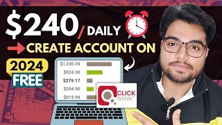 How To Create a ClickBank Account In 2024  Affiliate Marketing For Beginners  In Hindi [upl. by Frisse]