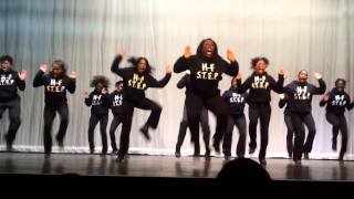 Psi Phi Beta Stepping Competition  HomewoodFlossmoor High School Steppers [upl. by Nemzaj]