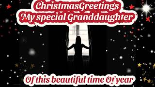 Christmas wishes for Granddaughter [upl. by Dupaix]