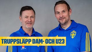 27 mars 1400 Truppsläpp dam och U23landslaget [upl. by Oos]