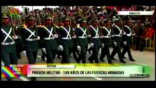 Parada Militar Bolivia  2013  Potosi Parte6 [upl. by Retseh]