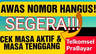 Cara Cek Masa Aktif Kartu Telkomsel dan Masa Tenggangnya [upl. by Patsis]