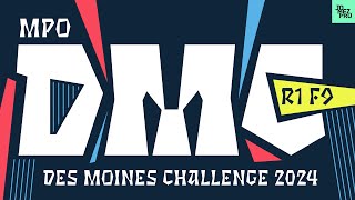 2024 Des Moines Challenge  MPO R1F9  Lizotte Barela Buhr Redalen  Jomez Disc Golf [upl. by Glavin]