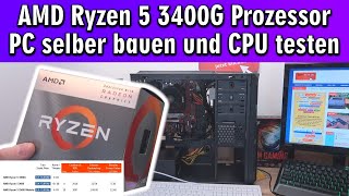 AMD Ryzen 5 PC mit Vega 11 selber bauen und vergleichen ⭐ Prozessor  GPU Benchmark [upl. by Norraf413]