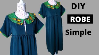 DIY  COUDRE UNE ROBE LONGUE FACILE POUR DÉBUTANTS [upl. by Hameean]