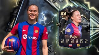 89 Thunderstruck Pajor SBC Is Incredible ⭐ FC 25 Player Review [upl. by Nerat698]