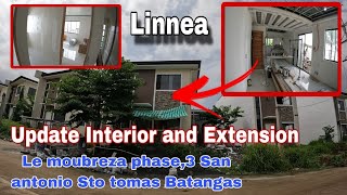 Update Linnea project Interior and Extension Le moubreza phase3 Sto tomas Batangas EP529 [upl. by Nythsa116]