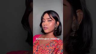 StepbyStep Festive Glow Makeup Look  Quick amp Easy Dewy Makeup Look  Myntra Shorts [upl. by Dinny]