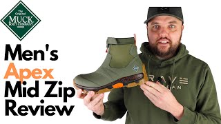 Muck Boot Mens Apex Mid Zip Boot Review 2022 [upl. by Mazel]