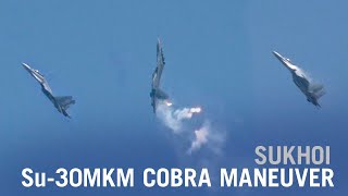 Sukhoi Su30MKM Cobra Maneuver – AIN [upl. by Nodnarg]