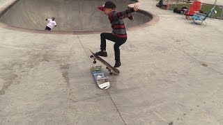 TEACHING AN 8 YEAR OLD HOW TO OLLIE [upl. by Baggott593]