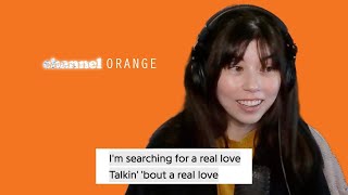 Frank Ocean  channel ORANGE album reaction [upl. by Faludi]