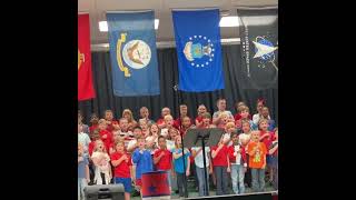 Green Tree Elementary Veterans Day Salute [upl. by Imerej]