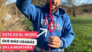 PRACTICAMOS NUDOS🧗‍♀️  COMO HACER el Nudo 8 SimpleTejido y Doble [upl. by Allen43]