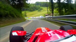 Onboard with David Hauser Dallara GP2  Course de côte de St Ursanne  Les Rangiers 2013 [upl. by Acnaib982]