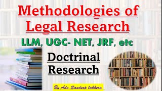 Doctrinal Research  Legal Methodology legalresearch [upl. by Dulla]