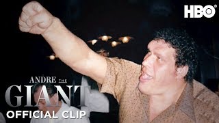 The Greatest Drinker of All Time Official Clip  Andre The Giant  HBO [upl. by Oibaf61]