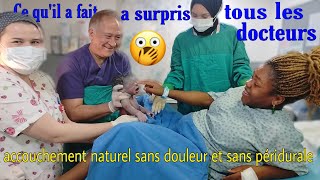 vlog mon accouchement naturel sans douleur et sans péridurale  bébé a surpris tous les docteurs [upl. by Analak]