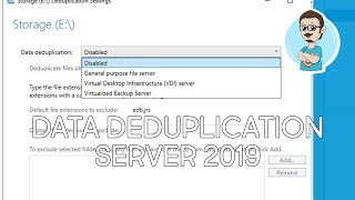 Install and Configure Data Deduplication on Windows Server 2019 [upl. by Cleasta]