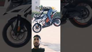 Bike stunt pro vs noob bike rider bike video rider biker bikerider jammurider shoerts [upl. by Yajnas]