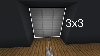 Easy 3x3 Piston Door in Minecraft Bedrock Tutorial [upl. by Elberfeld38]